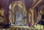 欧洲12-19世纪油画一_BASSEN, Bartholomeus van - Interior of a Church